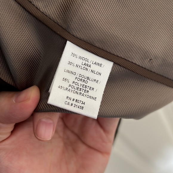 BCBG Maxazria Green Wool Pea coat - Picture 7 of 11